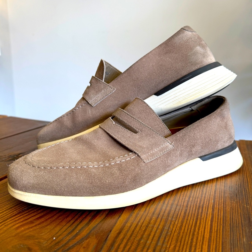 Wolf & Shepherd Crossover Suede Loafer Men 11 M